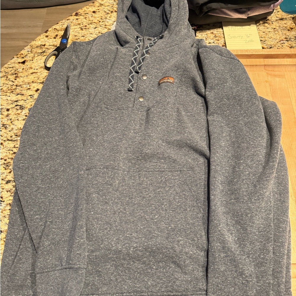 Gray Hooded Men's Shirt